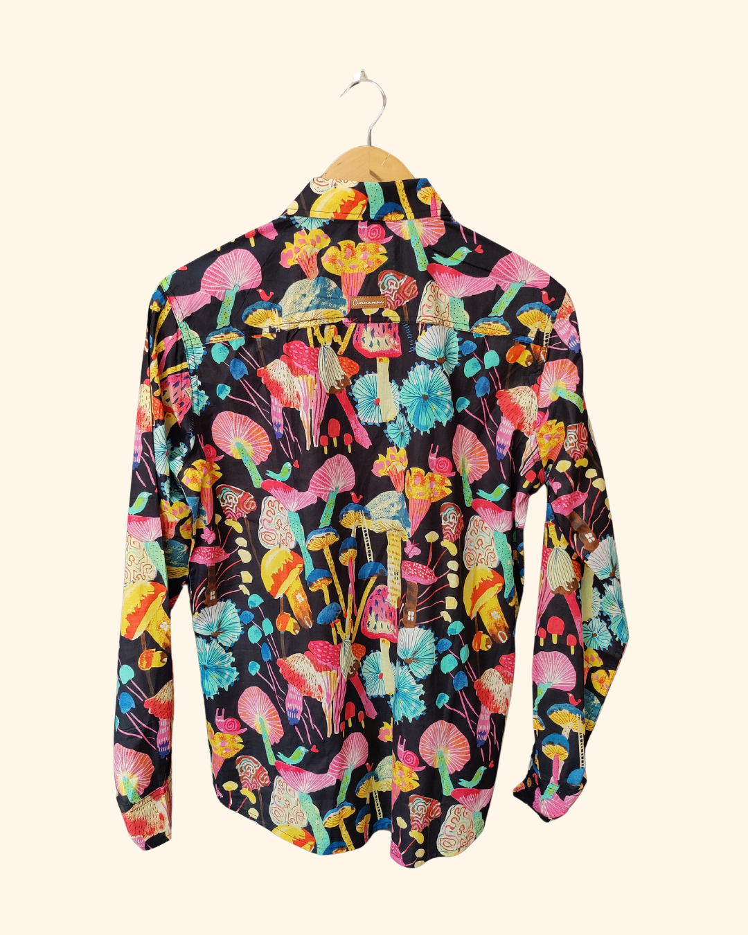 Black Mushroom Full Sleeves Unisex Shirt