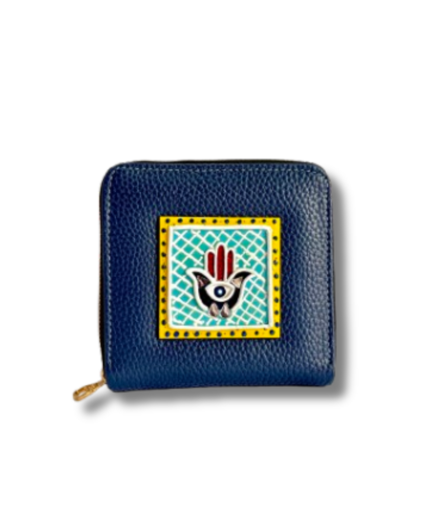 Hamsa Lippan Art Mini Handcrafted Wallet