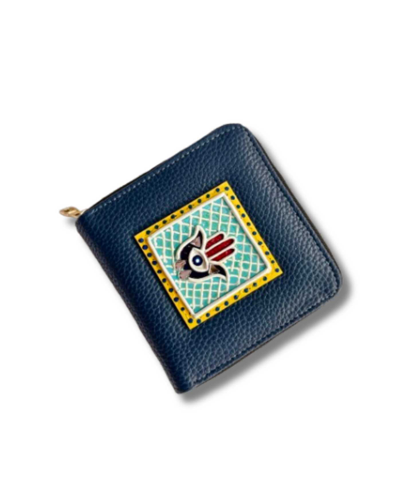 Hamsa Lippan Art Mini Handcrafted Wallet