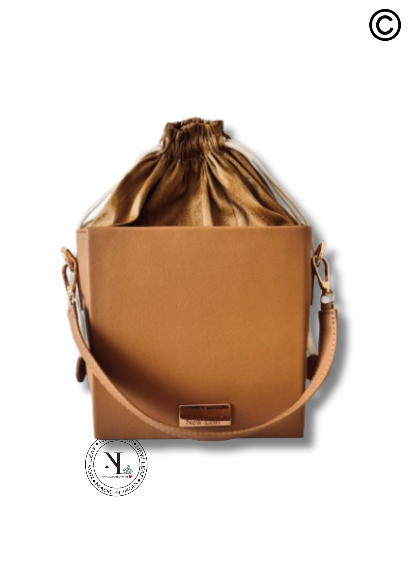 Mocha Mousse Lippan Art Potli Sling Bag