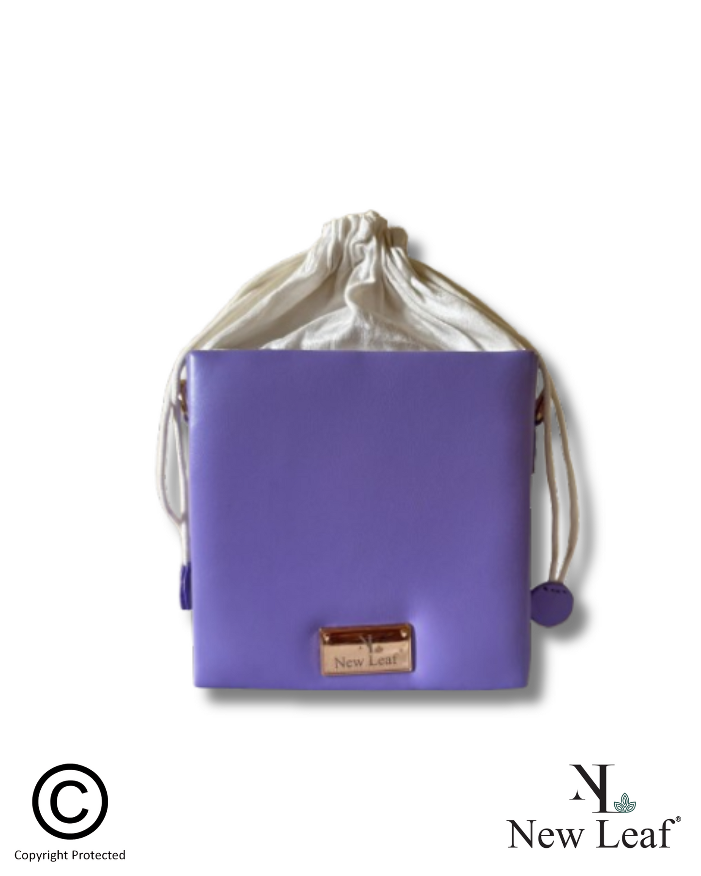 Lilac Lippan Art Potli Handcrafted Sling Bag