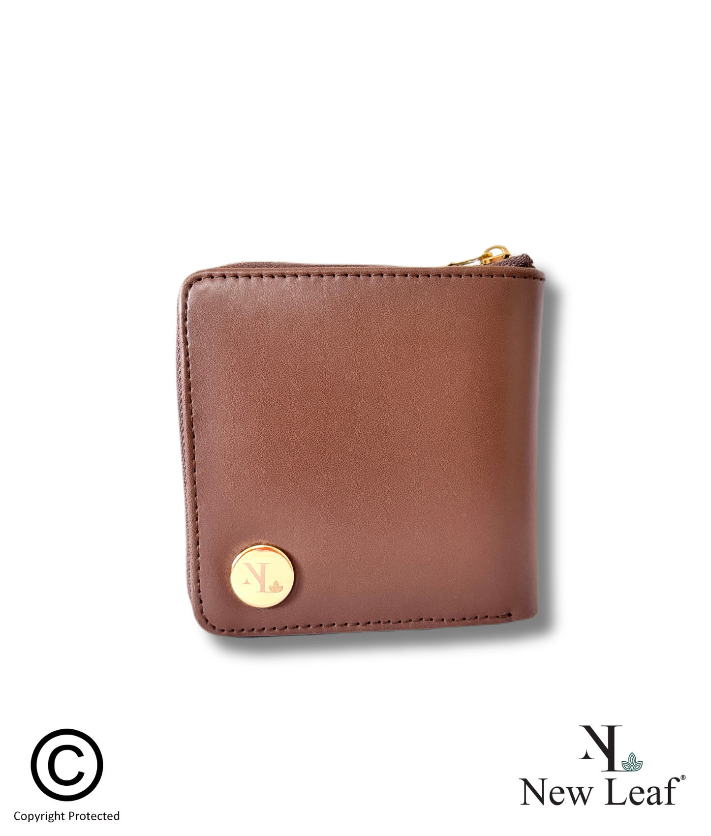 Sunset Brown Lippan Art Mini Wallet