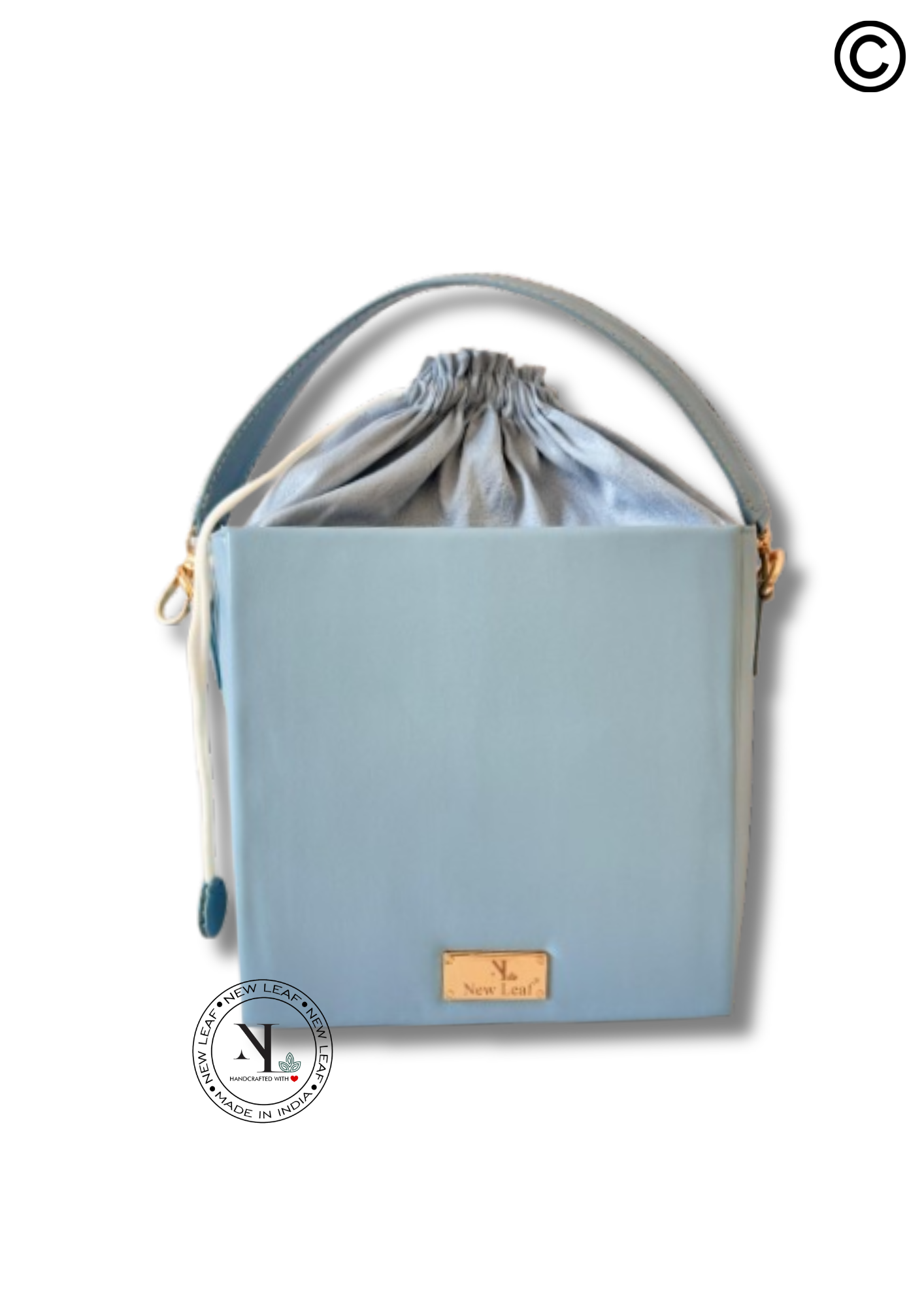 Pastel Peacock Lippan Art Potli Handcrafted Sling Bag
