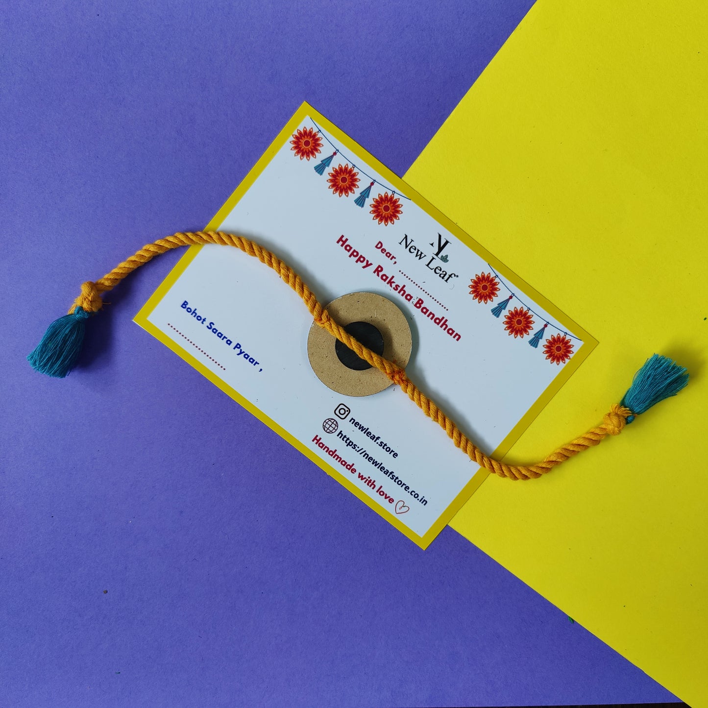 Customised Name Hand Painted Rakhi