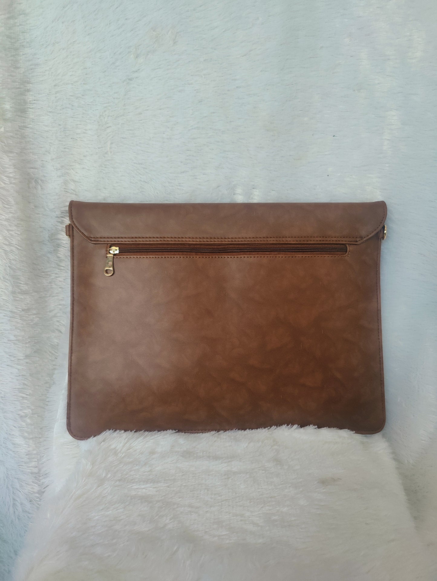 Quirky Handcrafted Laptop Bag with Belt