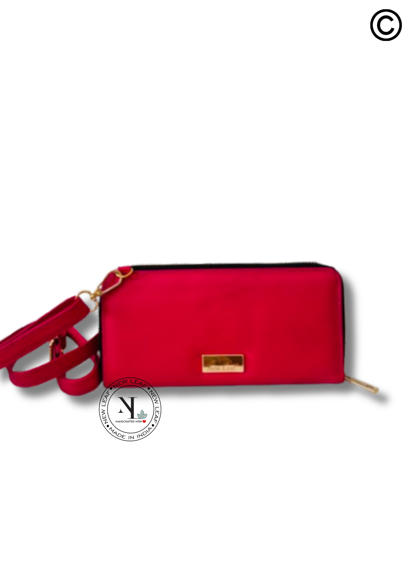 Peacock Handcrafted Lippan Art Wallet Sling