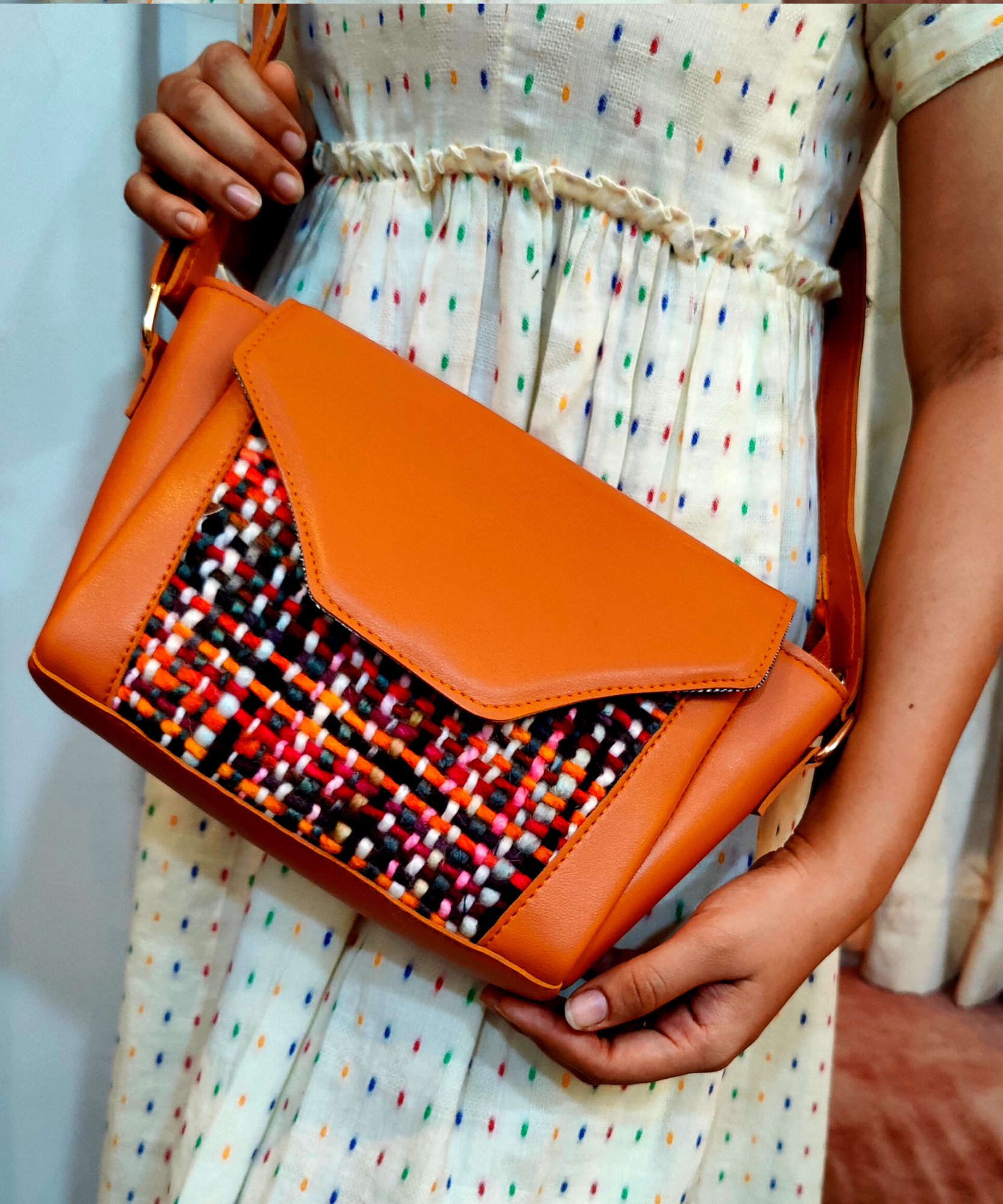 Classic Boho Sling Bag New Leaf