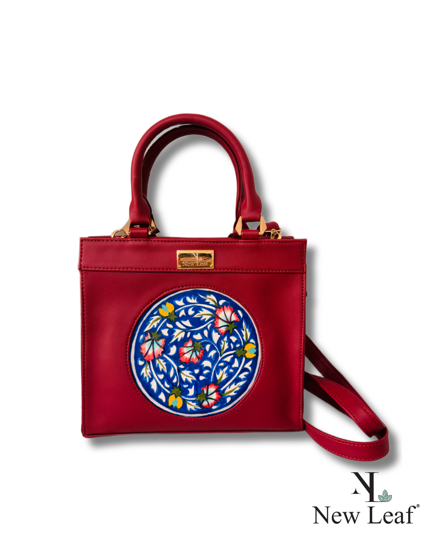 Phool Hand-painted mini Handbag / Sling