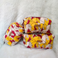 Horse Cotton Quilted Pouches - Set of 3