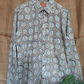 Vintage Paisa Hand Block Print Full Sleeves Unisex Shirt