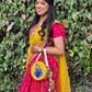 Shreenath JI Lippan Art Handcrafted Potli Bag with Sling