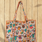 Owls Cotton Quilted Tote Bag