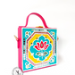 Mini Lotus Lippan Art Handcrafted Square Box Bag