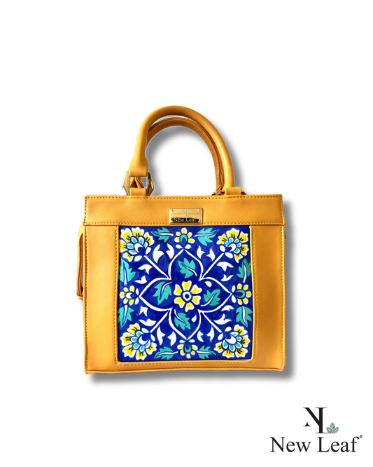 Suryamukhi Hand-painted Mini Handbag/ Sling