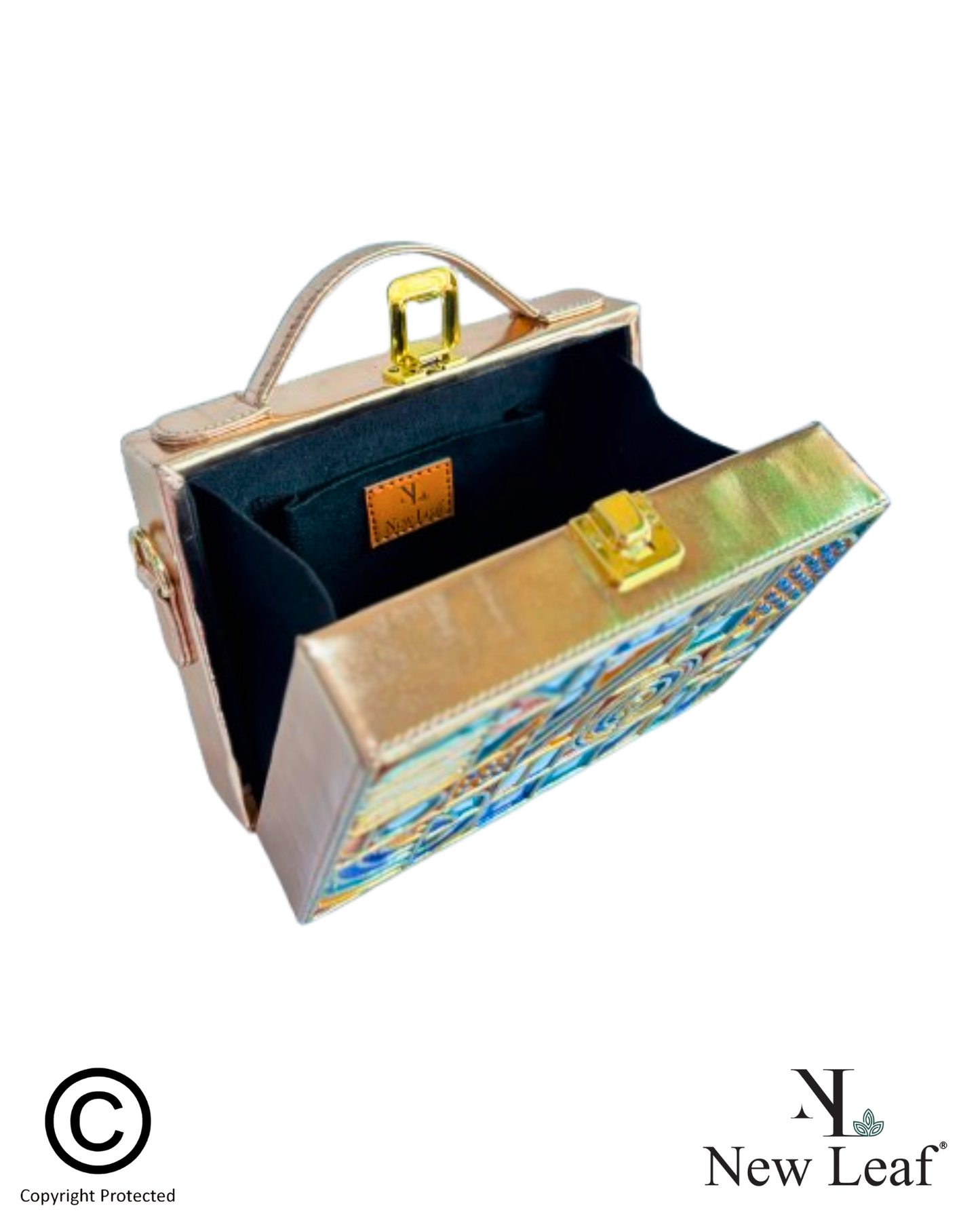 Opulent Aura Lippan Art Box Bag