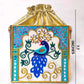 Peacock Lippan Art Box Bag with Potli and Sling