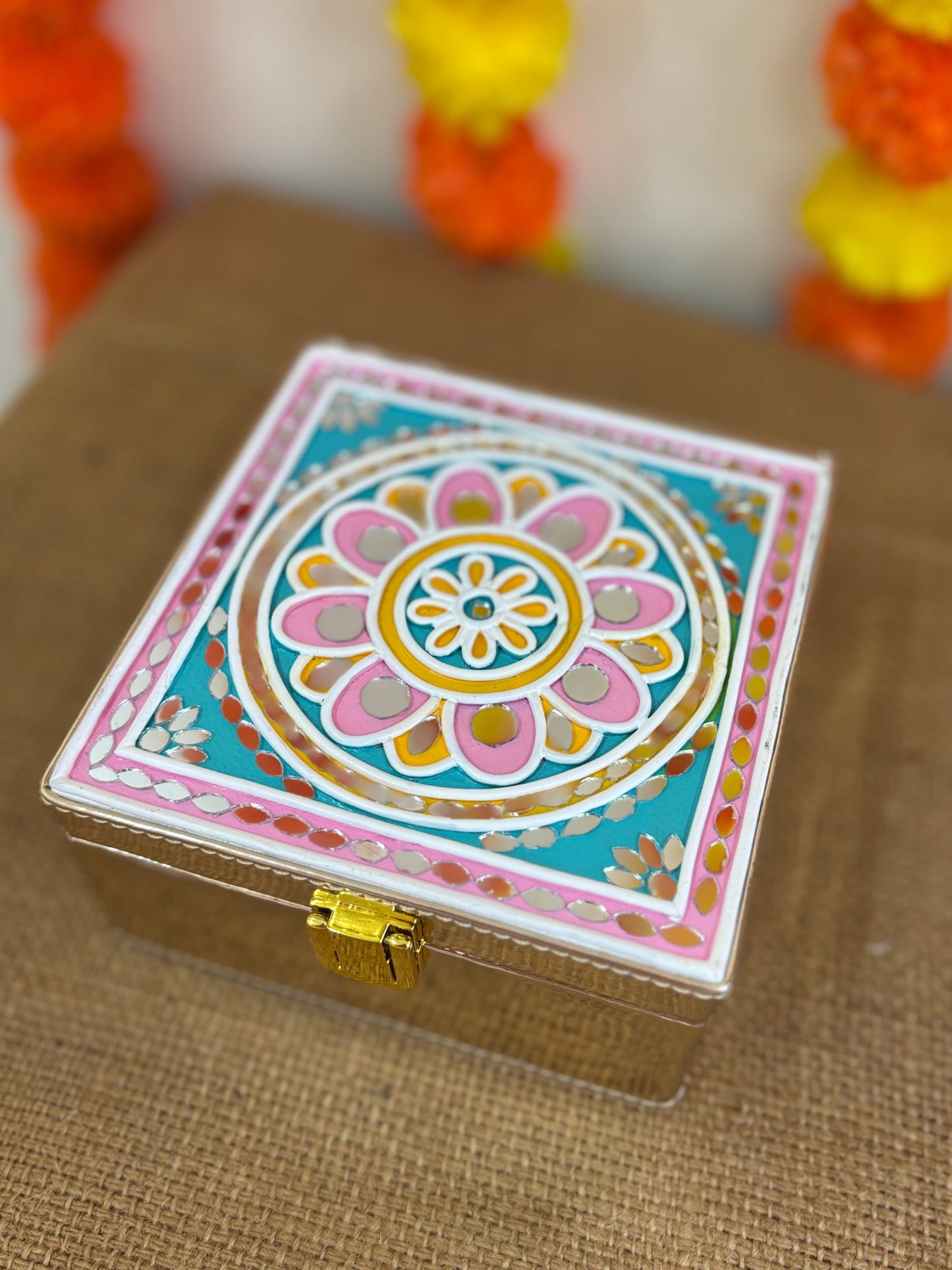 Pastel Lippan Art Diwali Hamper