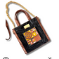 Black Charm Lippan Art  Mini Handbag/Sling