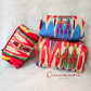 Colorful Cotton Quilted Pouches - Set of 3