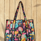 Mushrooms Cotton Quilted Tote Bag