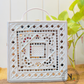 White Lippan Art Handcrafted Box Bag