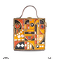 Golden Mosaic Charm Mini Lippan Art Bag