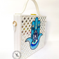 Hamsa Lippan Art Handcrafted Box Bag