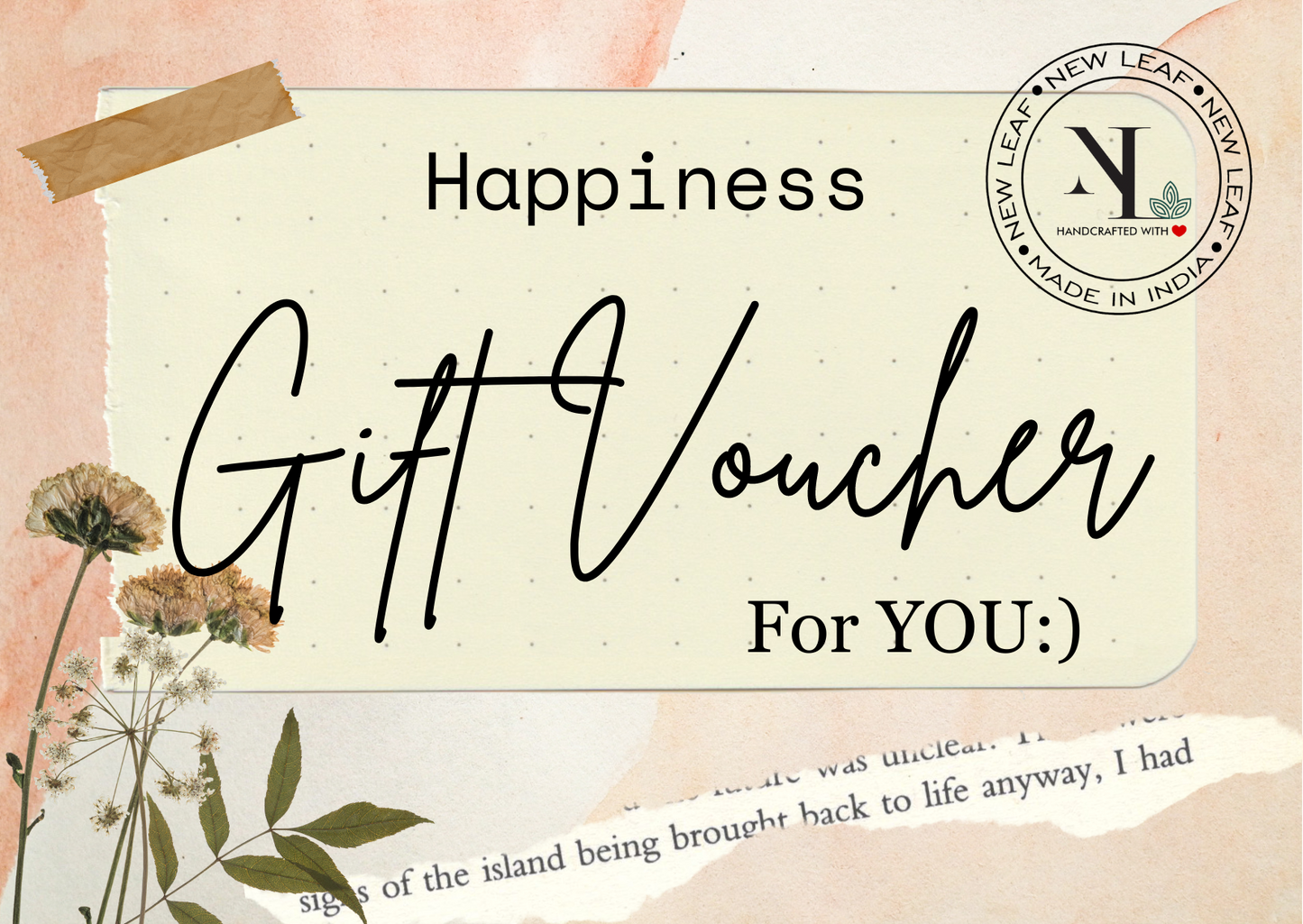 New Leaf Happiness Gift Card