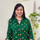 Hariyali Handcrafted Pure Bandhani Unisex Shirt