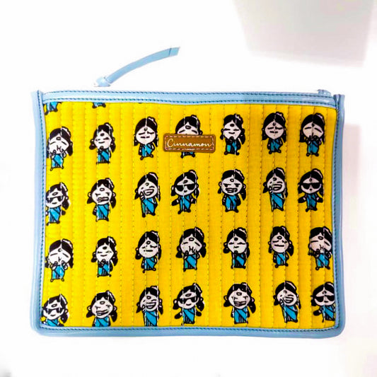 Kool Kanya Quirky Quilted Handcrafted Pouch