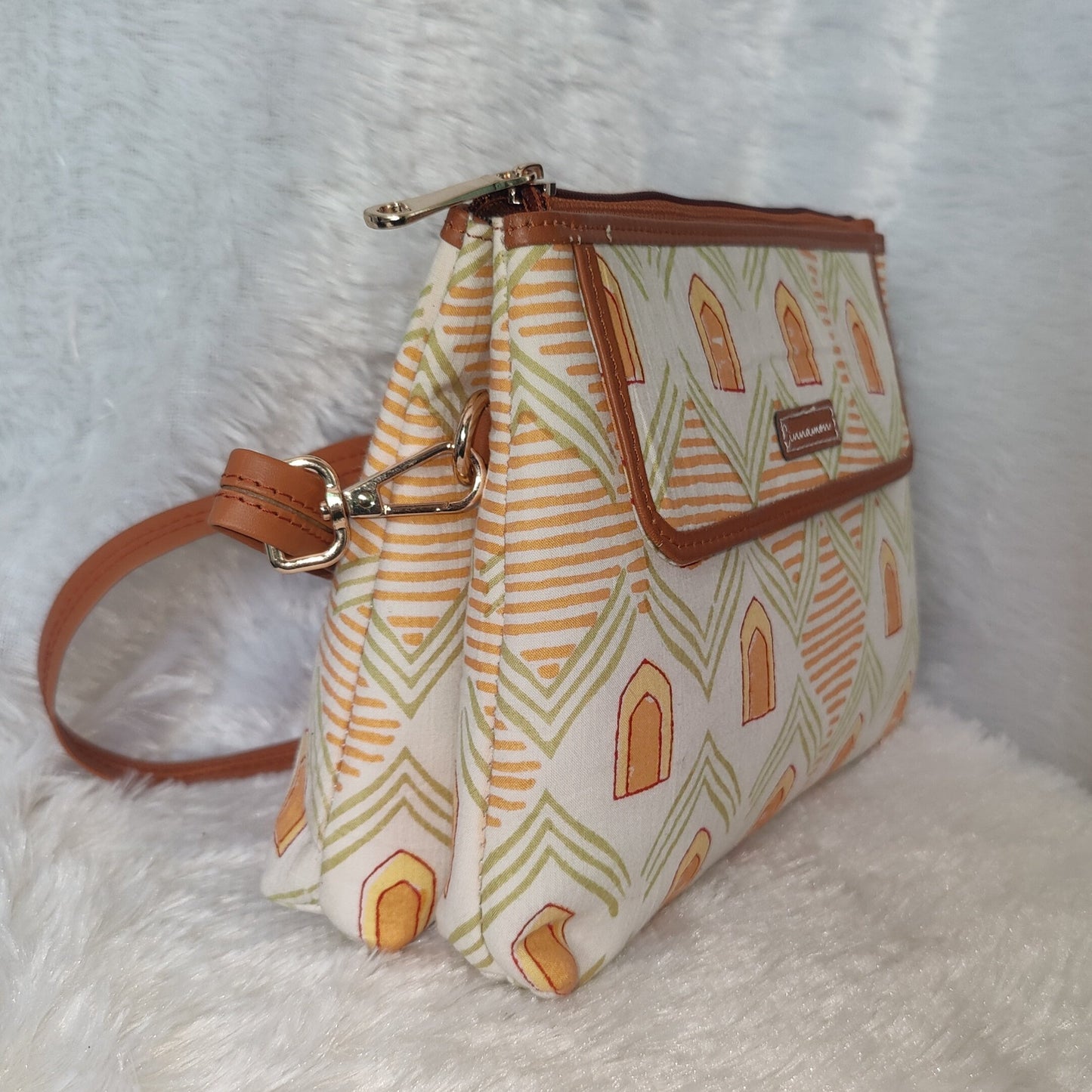 Mahal Quirky Cotton Sling  Bag