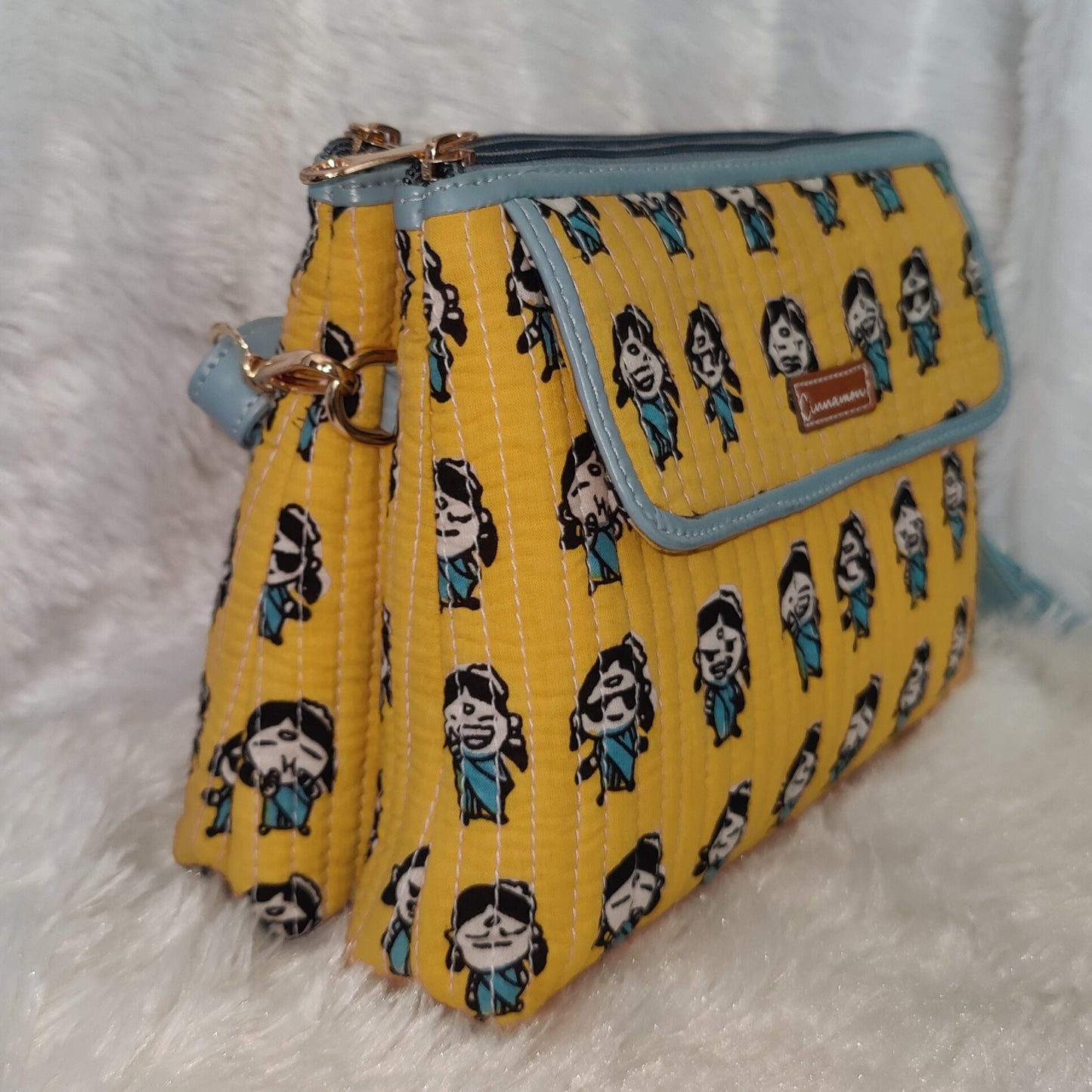 Kool Kanya Quirky Cotton Sling  Bag