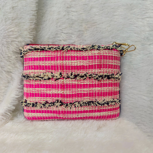 Jaquard Handcrafted Pouch
