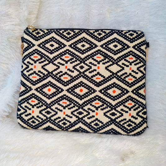 Jaquard Handcrafted Pouch