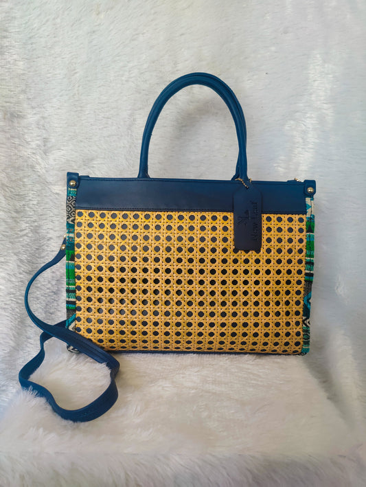 Cane Handcrafted  Handbag with Sling