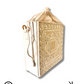 White Mandala Lippan Art Handcrafted Potli Bag