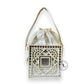 Classic White Lippan Art Medium Potli Sling