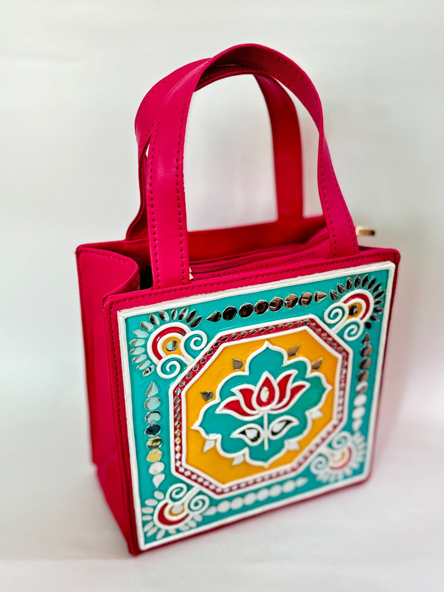 Lotus Mini Handcrafted Handbag