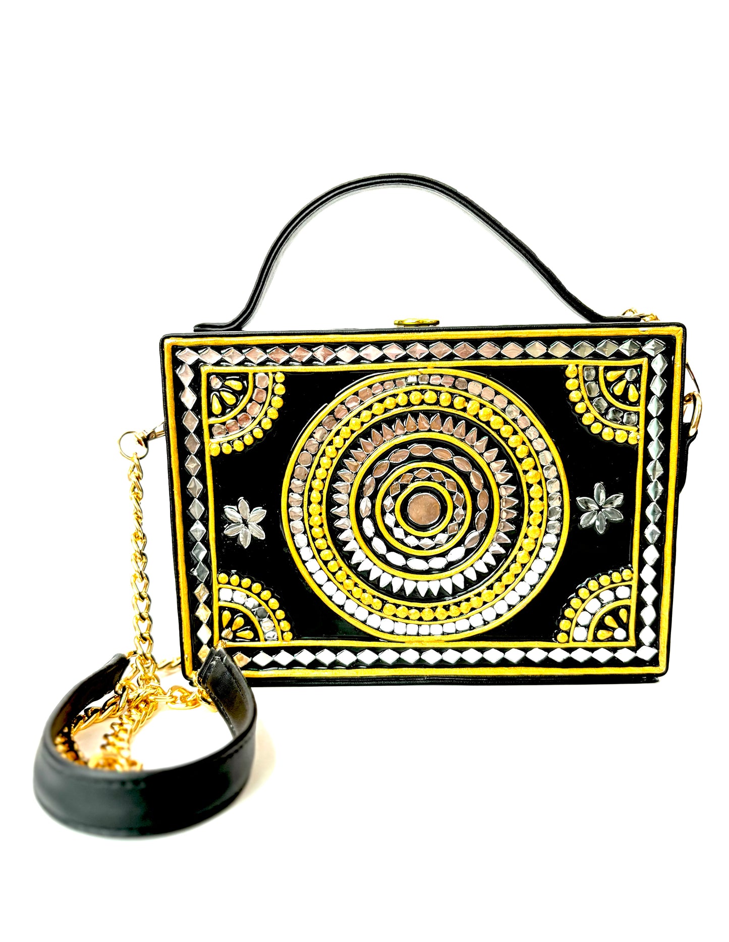 Chamak Lippan Art Box Bag