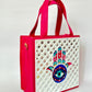 Hamsa Mini Lippan Art Handbag with zipper