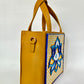 Evil eye Mini Lippan art Handbag with zipper