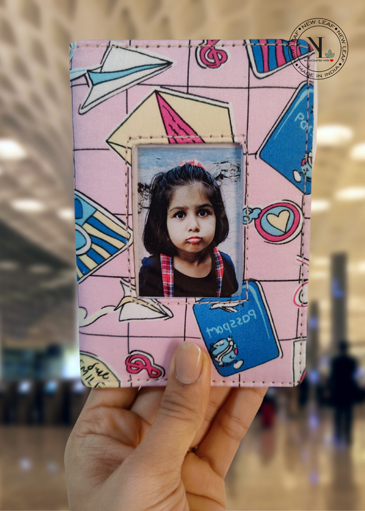 'Smile and Click' Passport Cover