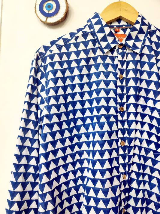 Indigo Triangle - Unisex Full Sleeves Shirt