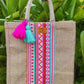 Berry Blush Everyday Medium Jute Bag