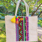 Berry-licious Colorful Jute bag- Large