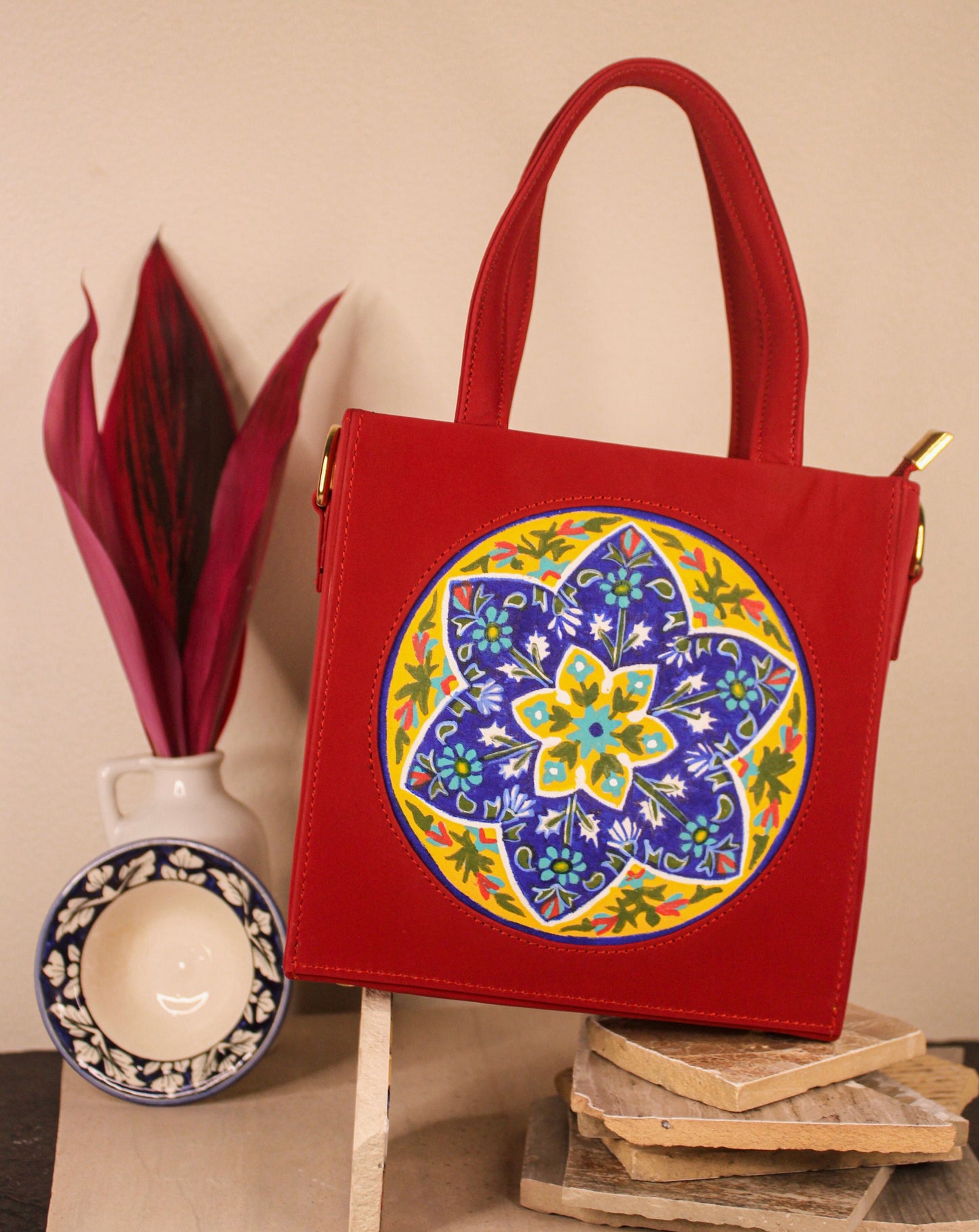 Gulaabo Hand-painted mini Handbag / Sling