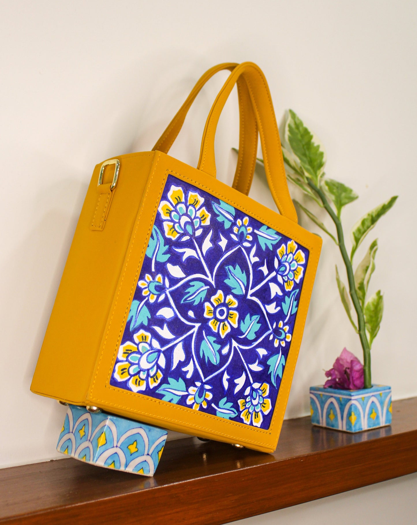 Noor Hand-painted Mini Handbag/Sling