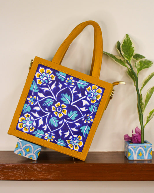 Noor Hand-painted Mini Handbag/Sling